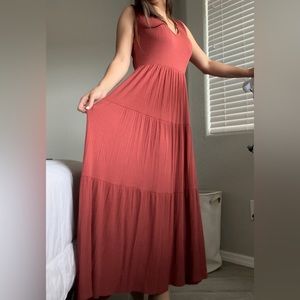 Tropical Maxi Dress Casual